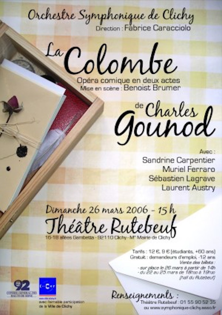OSC - 26 mars 2006 - La Colombe de Charles Gounod