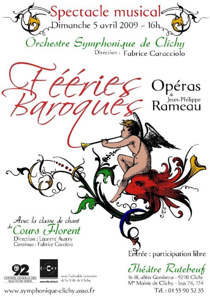 OSC - Spectacle Musical - RAMEAU - Fééries baroques