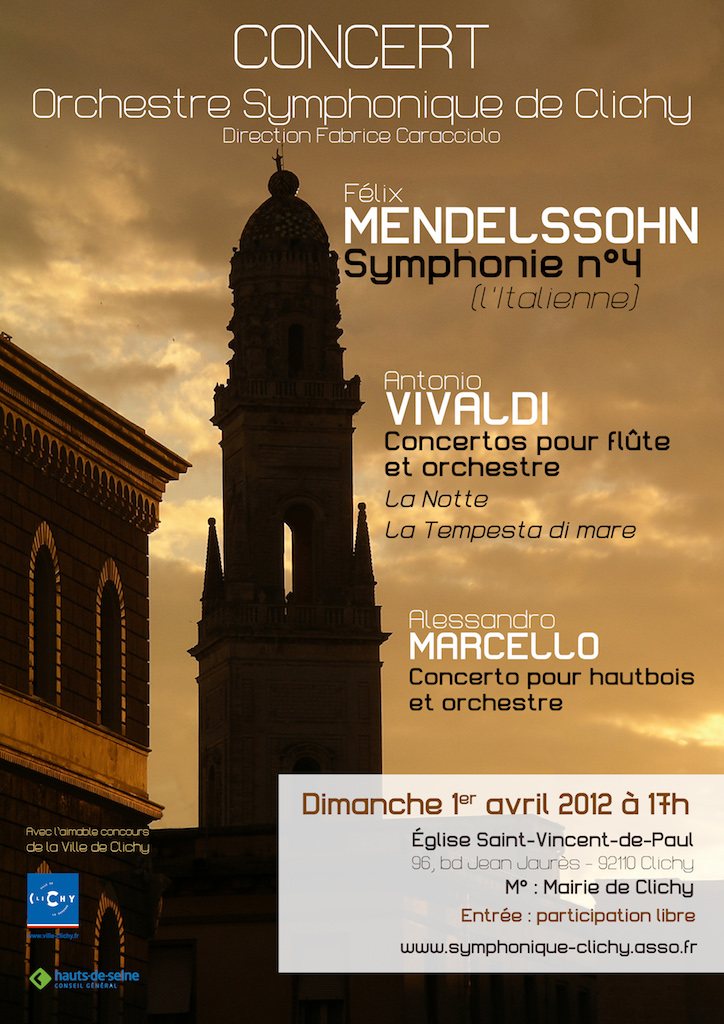 OSC - 01 Avril 2012 - Mendelssohn, Vivaldi, Marcello