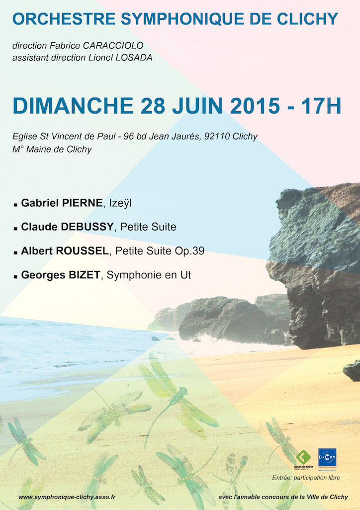 OSC - Concert 28 Juin 2015 - Pierné, Roussel, Debussy, Bizet