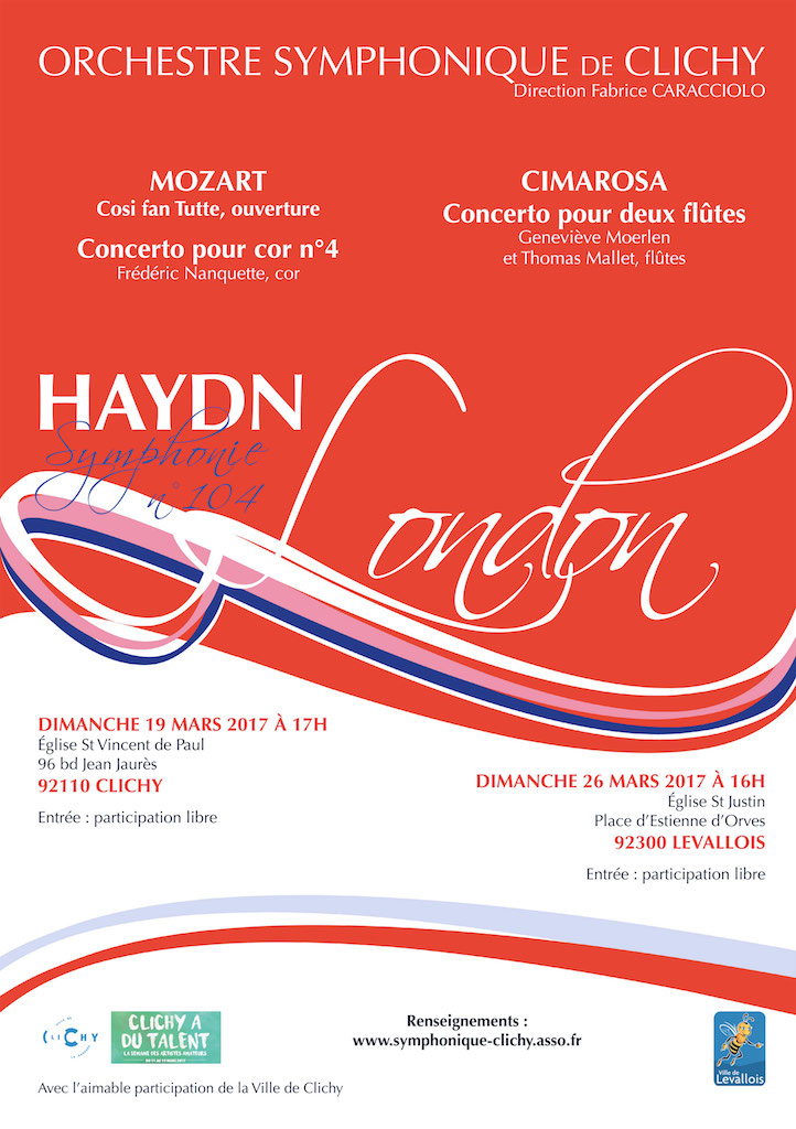 OSC - Concert 19 Mars 2017 - Mozart, Cimarosa, Haydn