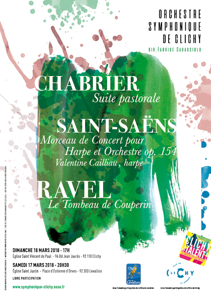 OSC - Concert : Chabrier, Saint-Saens, Ravel